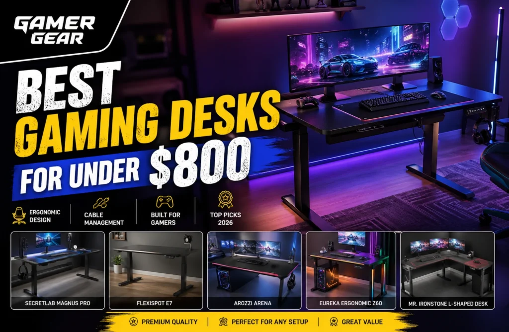 Best Gaming Desks for Under $800
