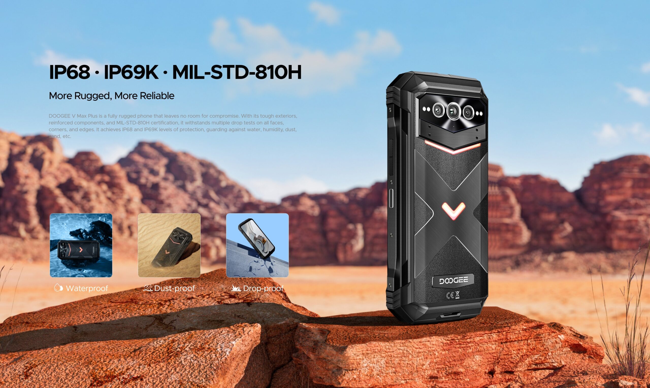 Best Rugged Mountain Smartphone – DOOGEE V Max Plus 5G