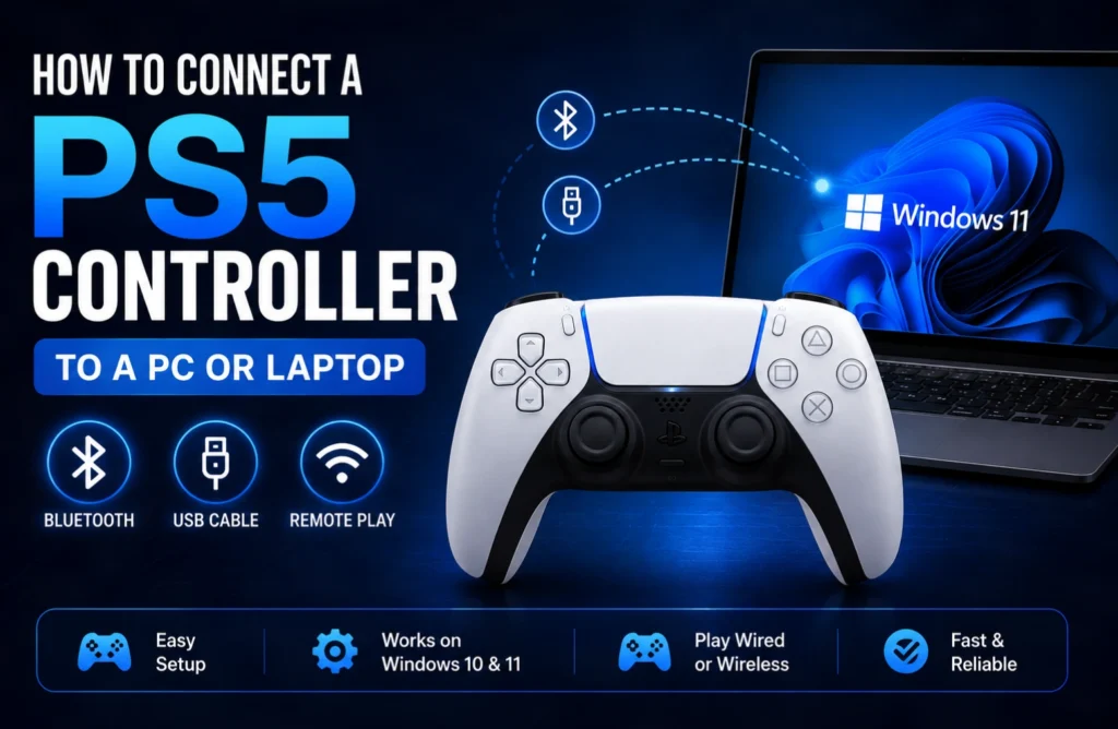 How to Connect a PS5 Controller to a PC or Laptop How to Connect a PS5 Controller to a PC or Laptop