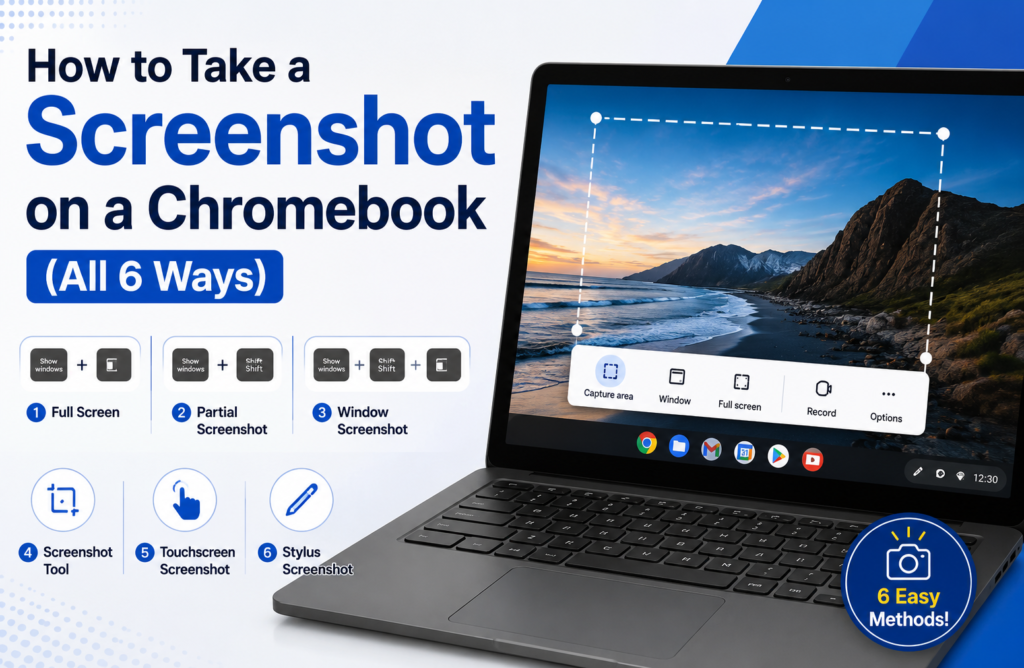 How to Take a Screenshot on a Chromebook (All 6 Ways