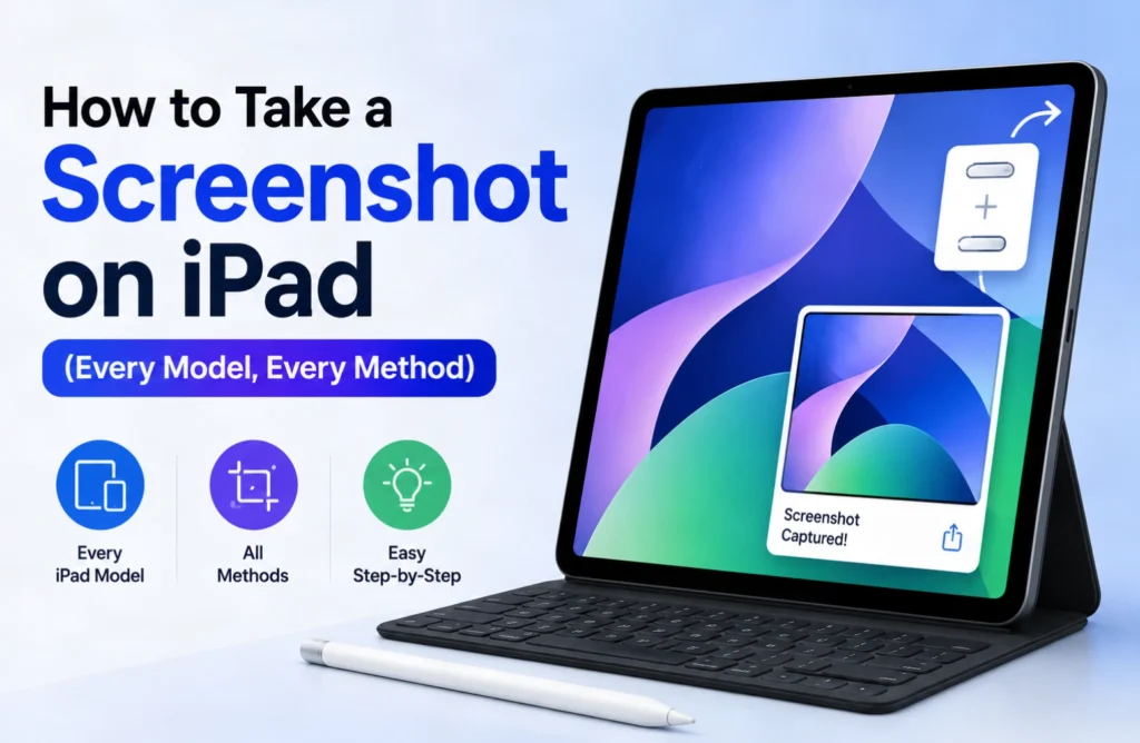 How to Take a Screenshot on iPad (Every Model, Every Method) How to Take a Screenshot on iPad
