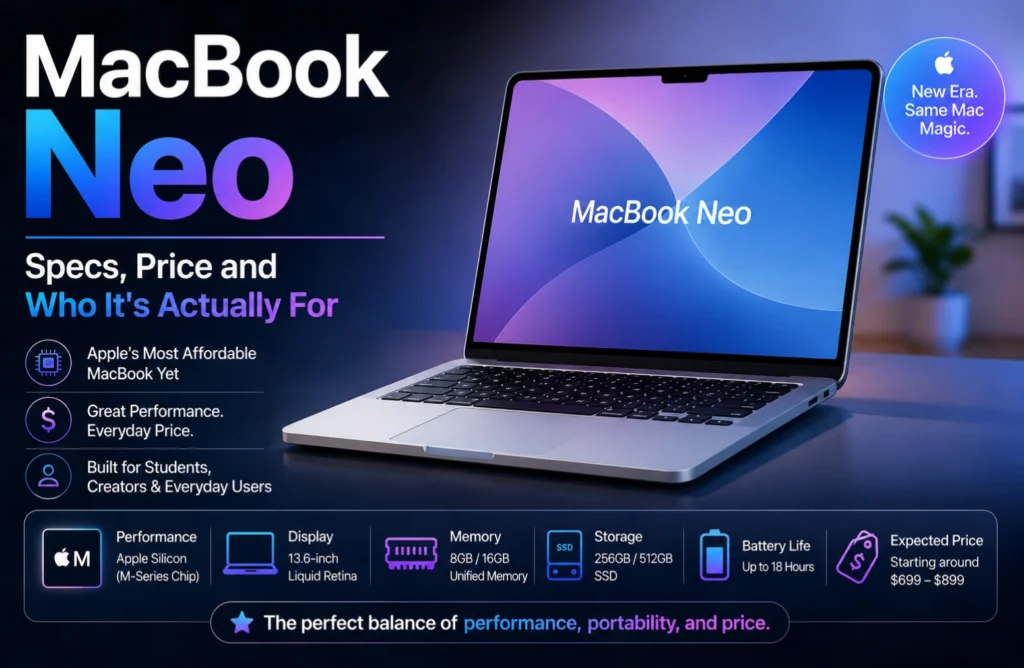 MacBook Neo: Specs, Price and Who It’s Actually For MacBook Neo Specs, Price and Who It's Actually For