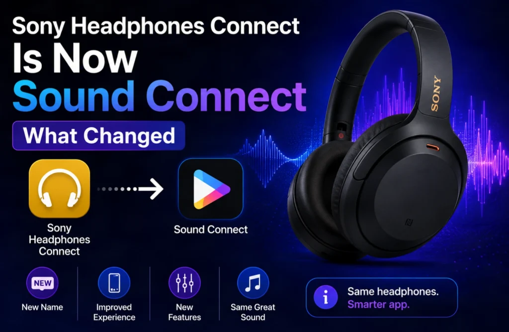 Sony Headphones Connect Is Now Sound Connect: What Changed Sony Headphones Connect Is Now Sound Connect What Changed