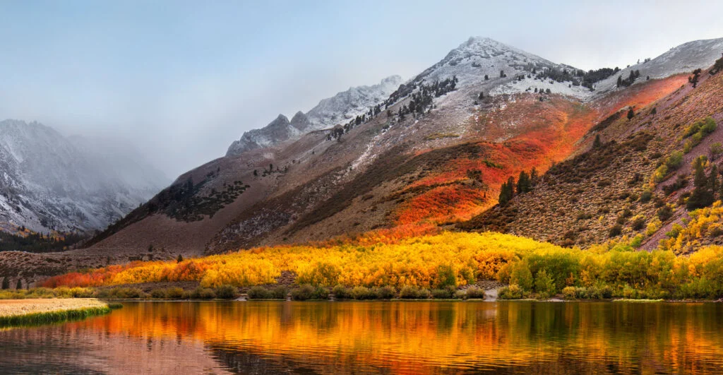 macOS desktop interface as shipped on the iMac Pro with High Sierra